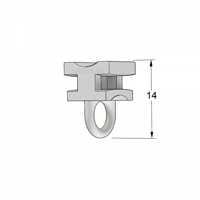 CURTAIN RAIL ROLLER 